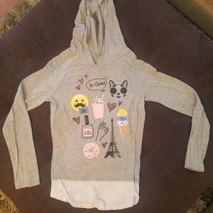 Justice Long Sleeved Emoji Shirt